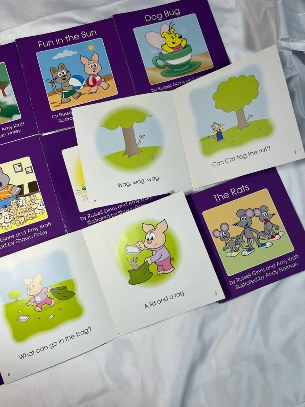 Hooked on Phonics Level 4 Learn to Read Lot 12‎ Books Purple Set Paperback